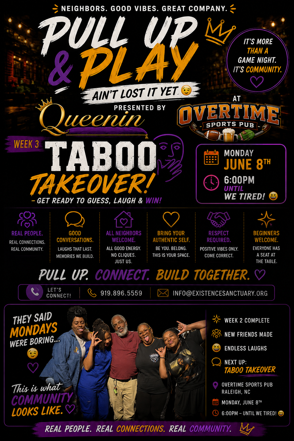Taboo Takeover: Where the Laughs Got Loud and the Connections Got Real