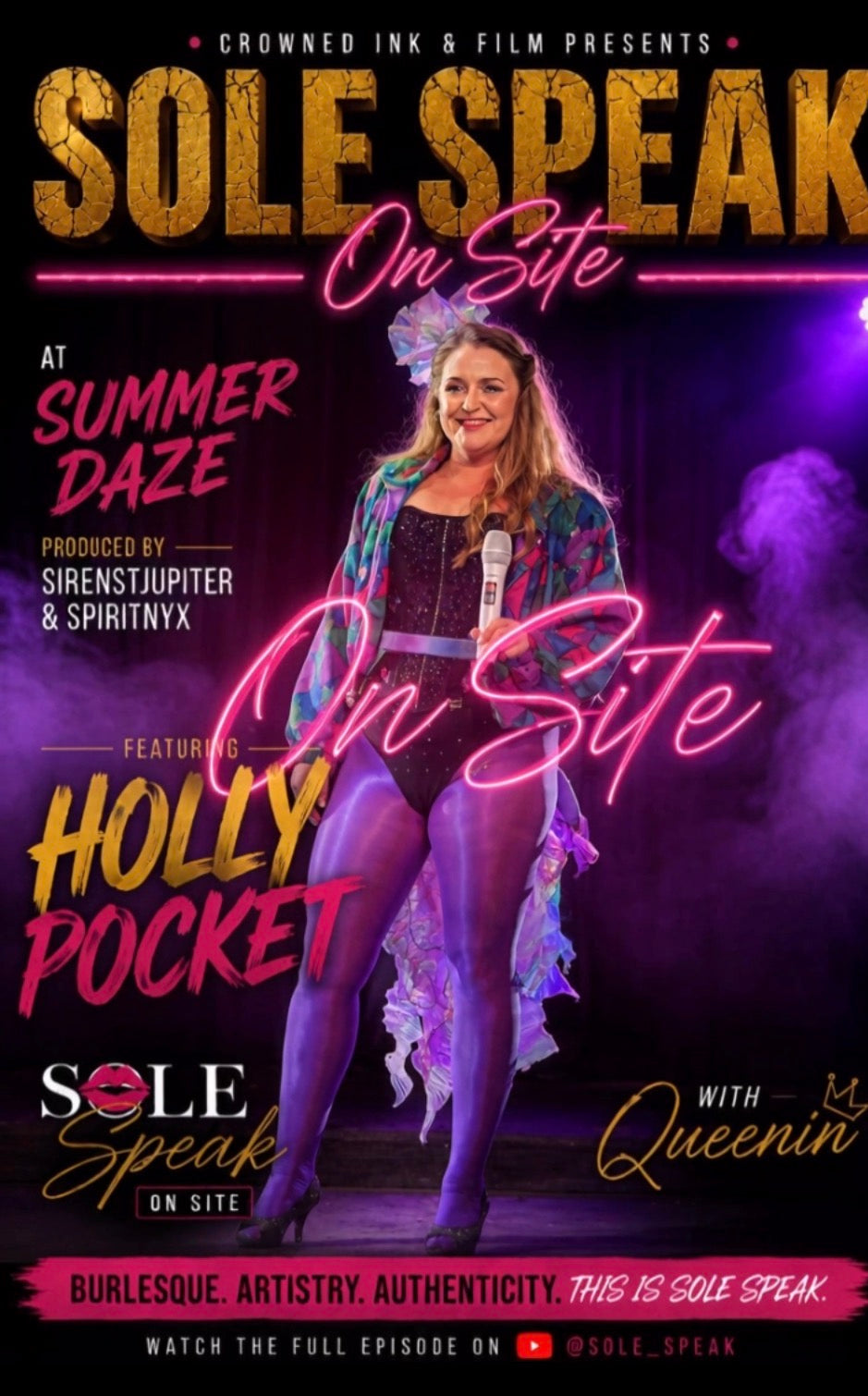 Holly Pocket. Burlesque Host, Designer, Producer and Talent